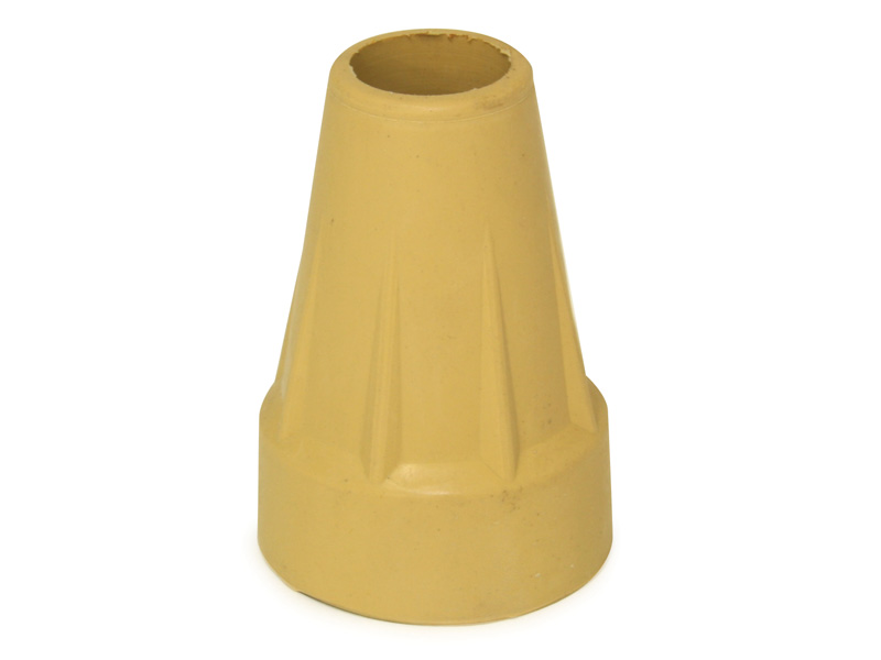 Tip, Crutch, Large, 22mm, Tan