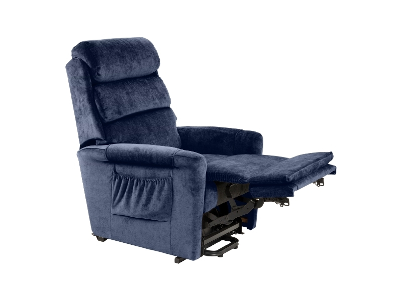 Lift Recline Chair 2 Motor Medium Blue Topform Ashley