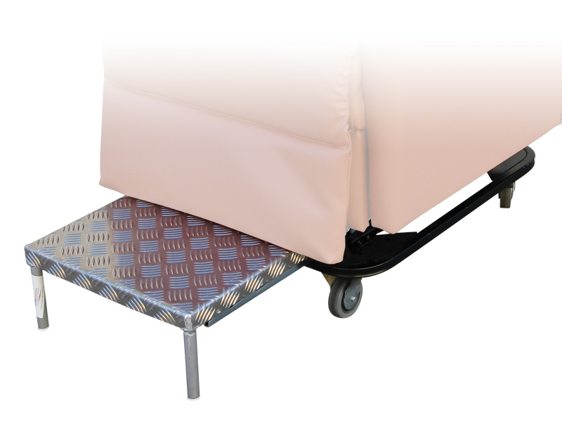 Recliner Chair Accessories, Moblie Hospital Base with Sliding Footrest
