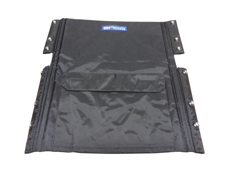 Backrest Upholstery, 460mm (18in.), Nylon, Black, with Pocket, Ansa, to suit Tourer Manual Wheelchair