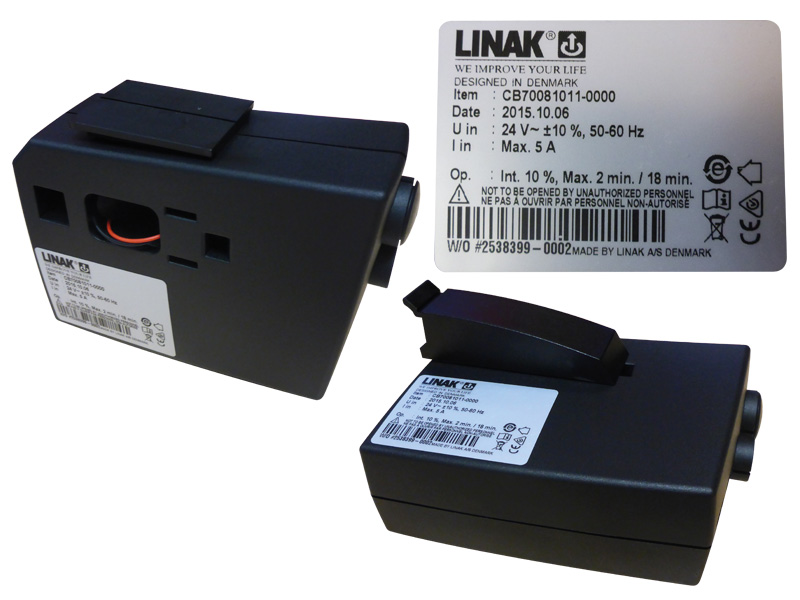 Control Box, 1 Channel, Black, with Battery Backup, Linak CB7