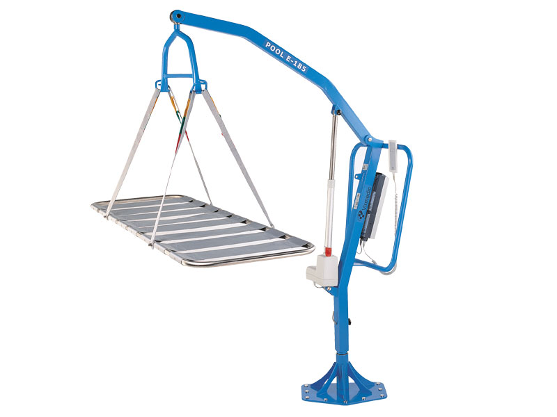 Pool Hoist, Portable, Stainless Steel, White, Unicare (SWL185kg)