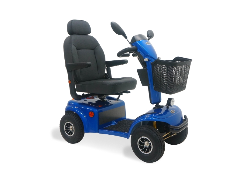 Powered Scooter, Shoprider Allrounder, 4 Wheel, with 50a/h Batteries, Blue