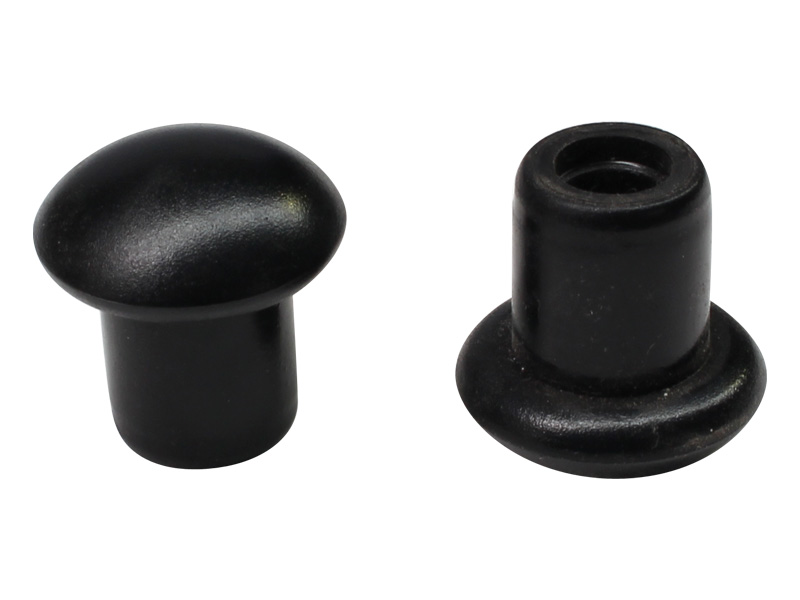 Legrest End Cap, Ansa, Rubber, Footplate End, 20 - 32mm x 33mm