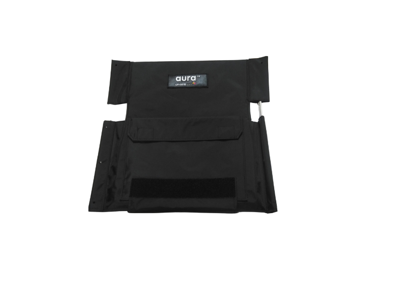 Backrest Upholstery, 410mm (16in.), Nylon, Black, Unicare, to suit Aura Wheelchair