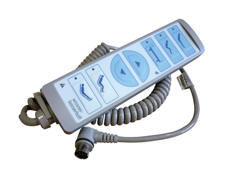 Handset, 7 Button, Grey, 13 Pin DIN (Round) Plug, Wissner Bosserhoff, to suit Sentida 3 & 4