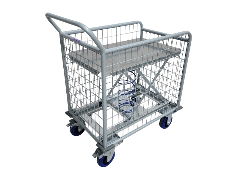 Wet / Dry Linen Trolley, with Spring Base, Unicare