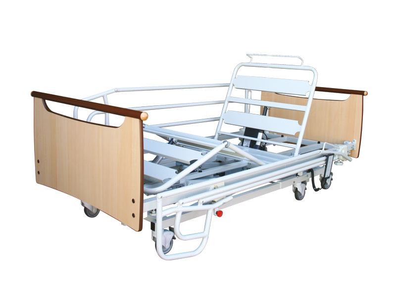 Nursing Bed, Pull a Part, Single, with Abelia Head & Foot Boards, Self Help Pole & Bed Rails, Ansa Xpress