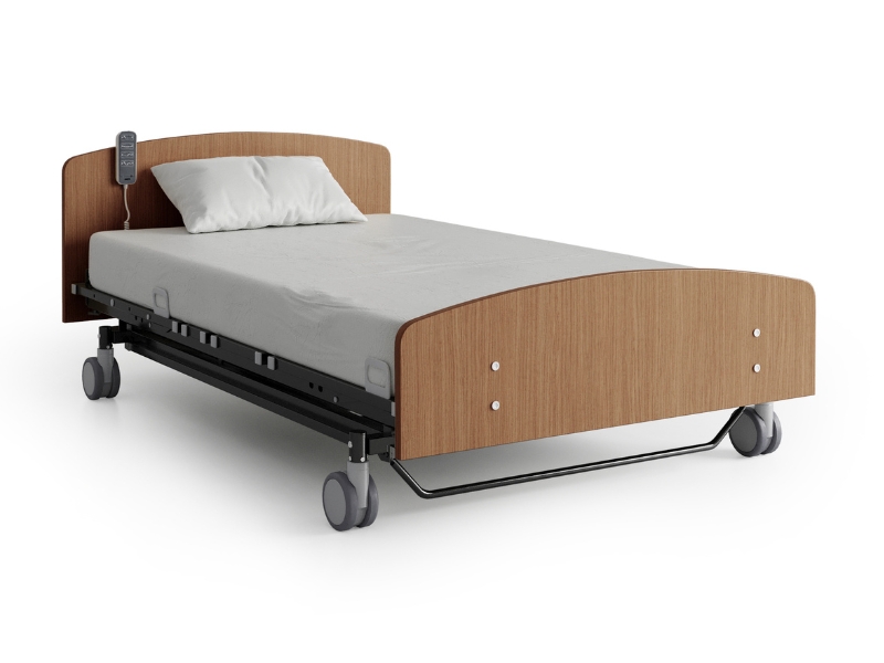 Nursing Bed Complete, King Single, Timber Prime Oak, Xcel 3