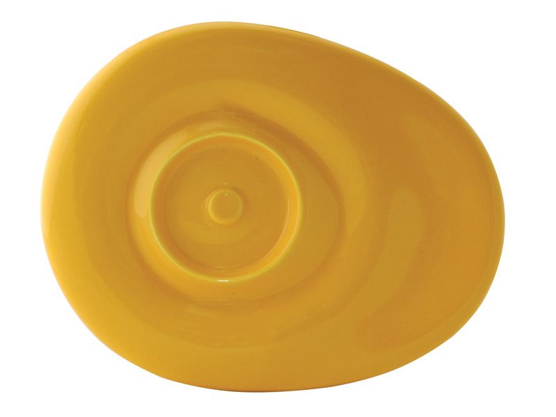 Saucer, Dignity, Oval, White