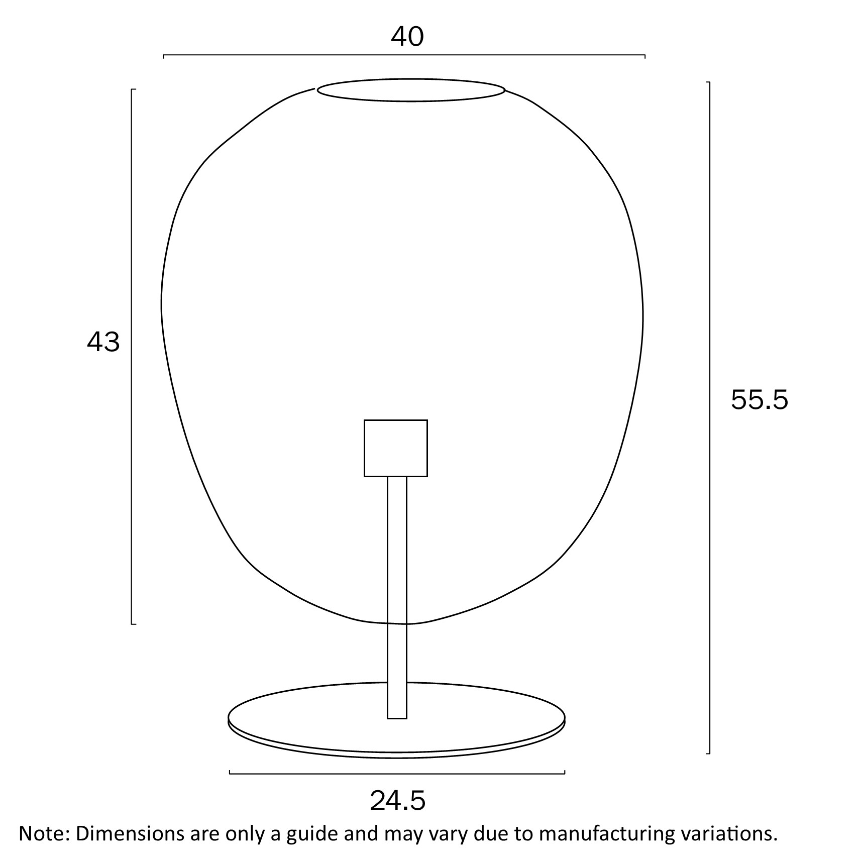 dimensions