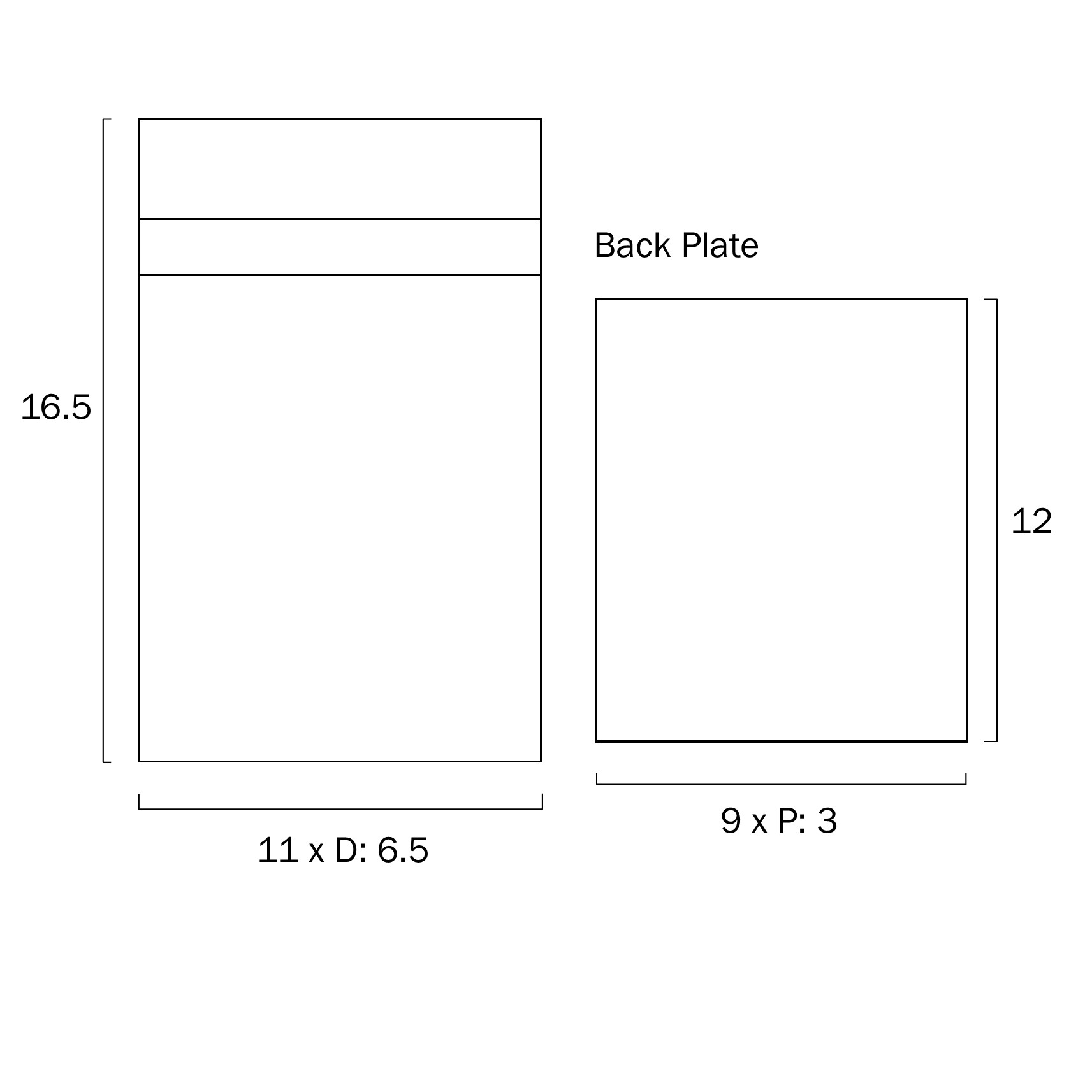dimensions
