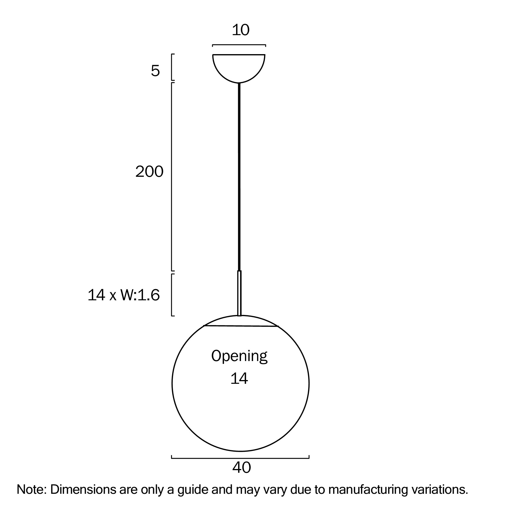 dimensions