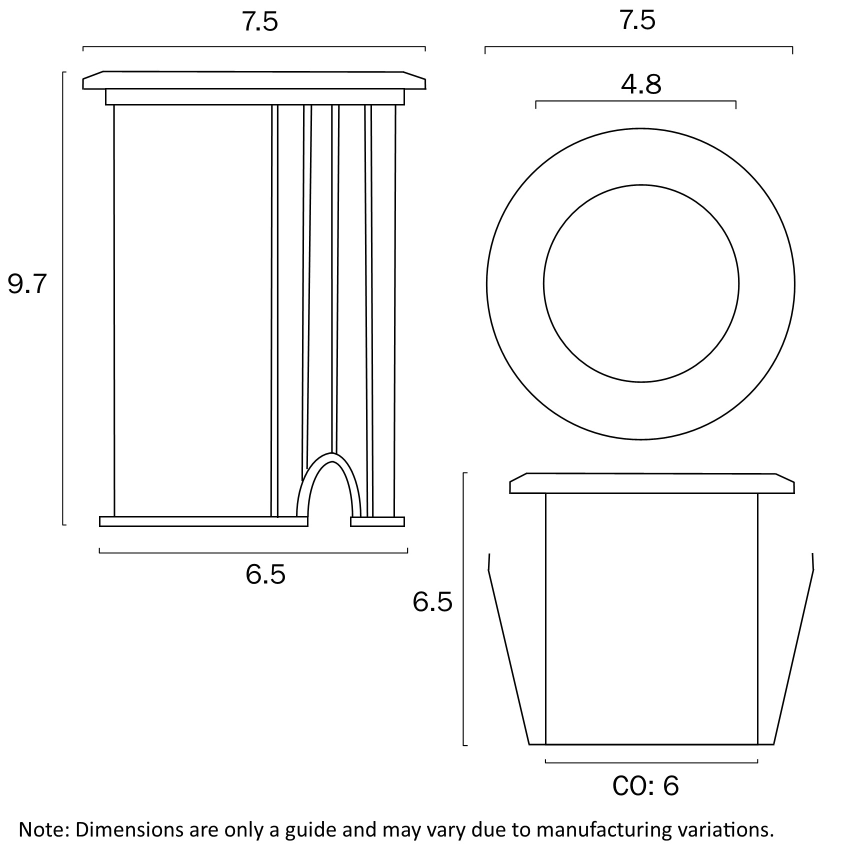 dimensions