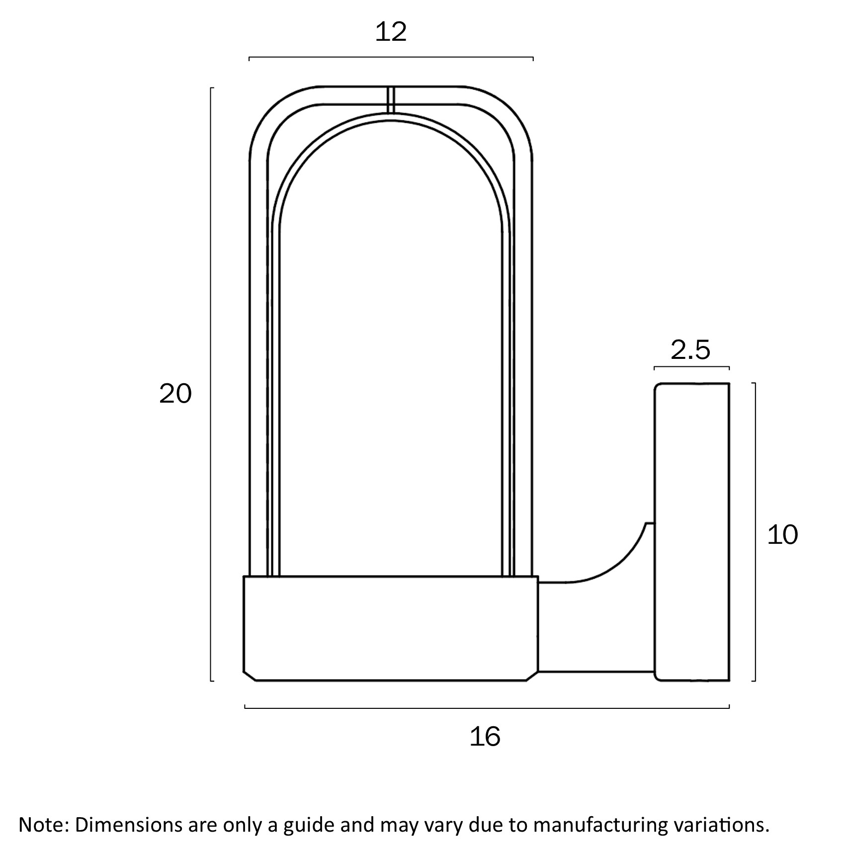 dimensions