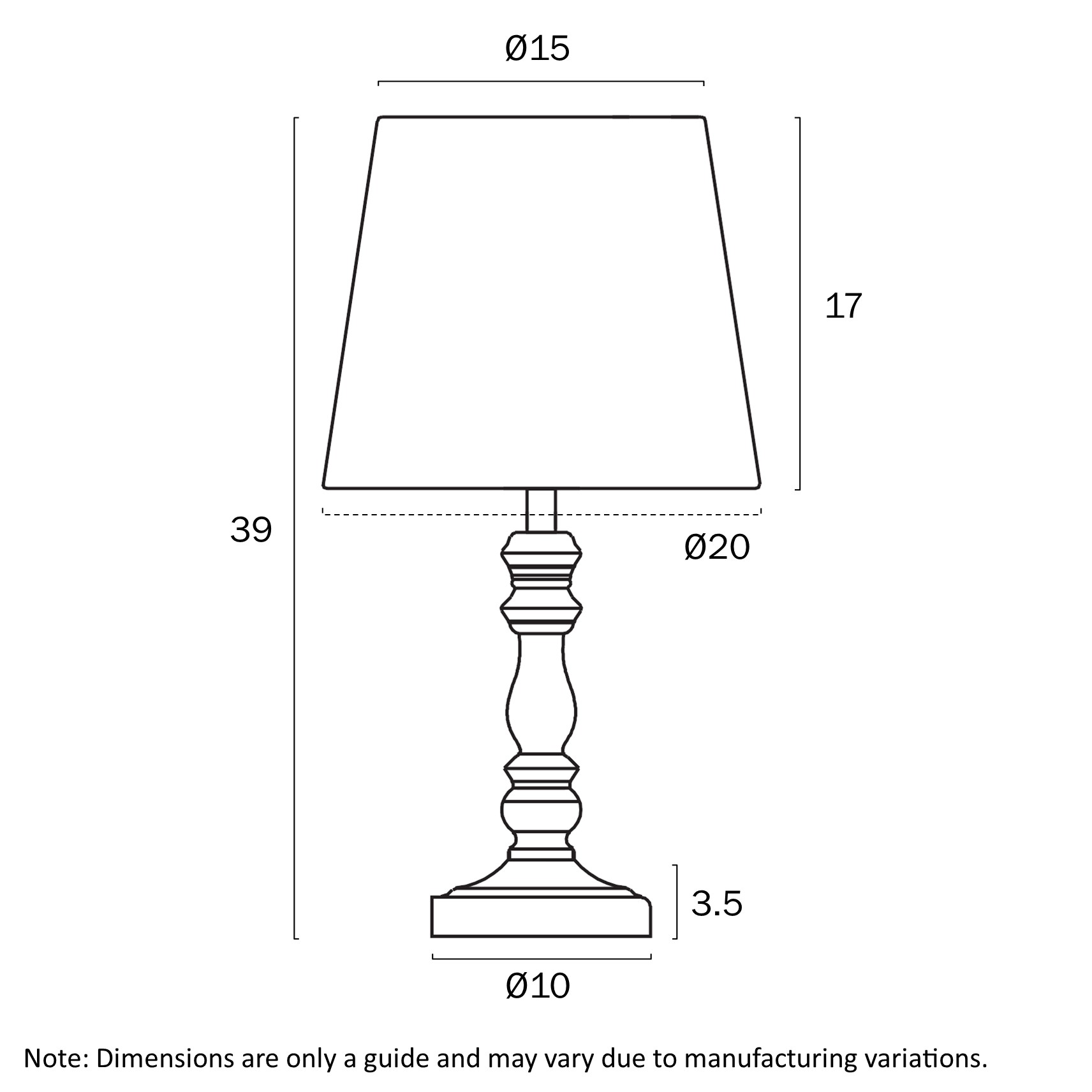 dimensions