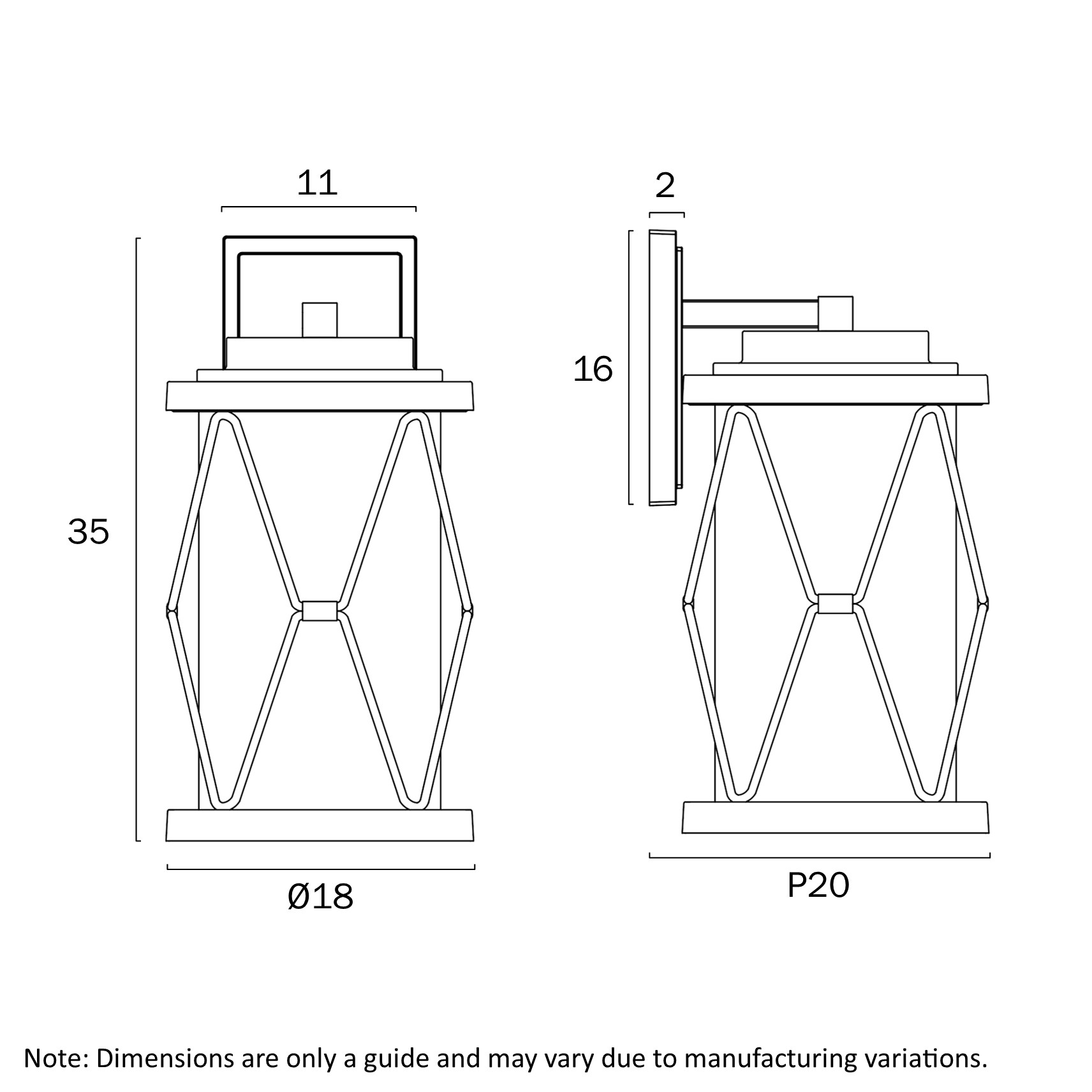 dimensions