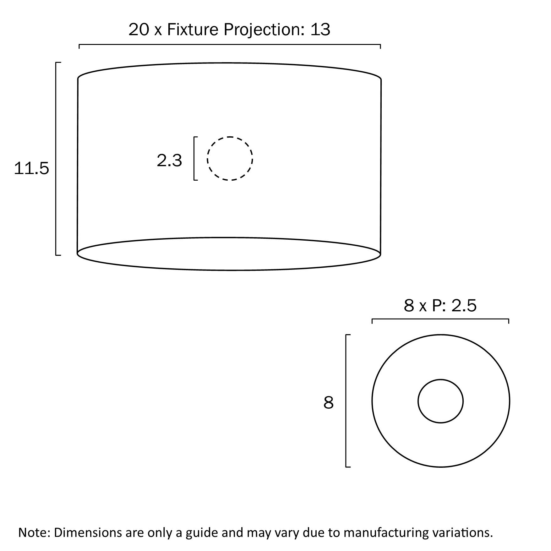 dimensions