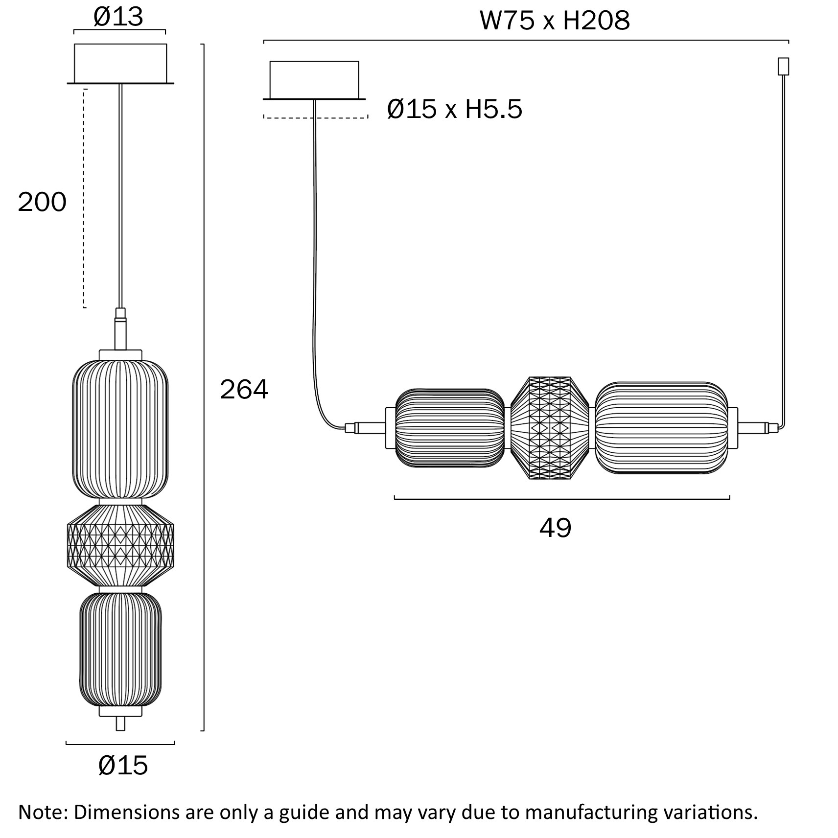 dimensions
