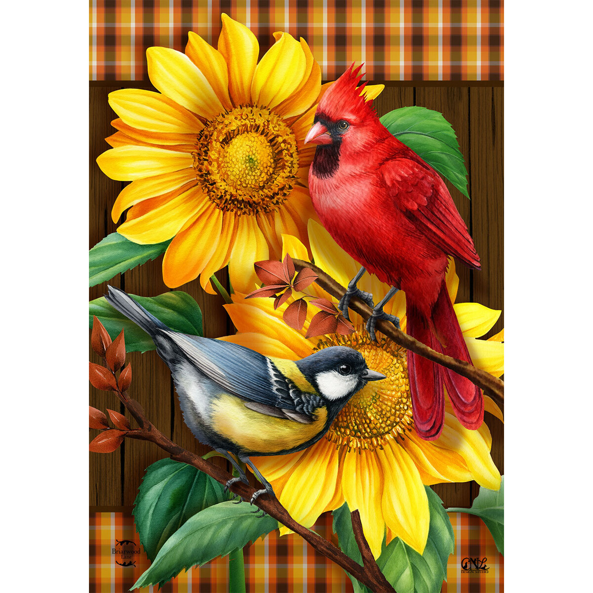 Briarwood Lane Fall Birds & Sunflowers Garden Flag 12x18 | eBay
