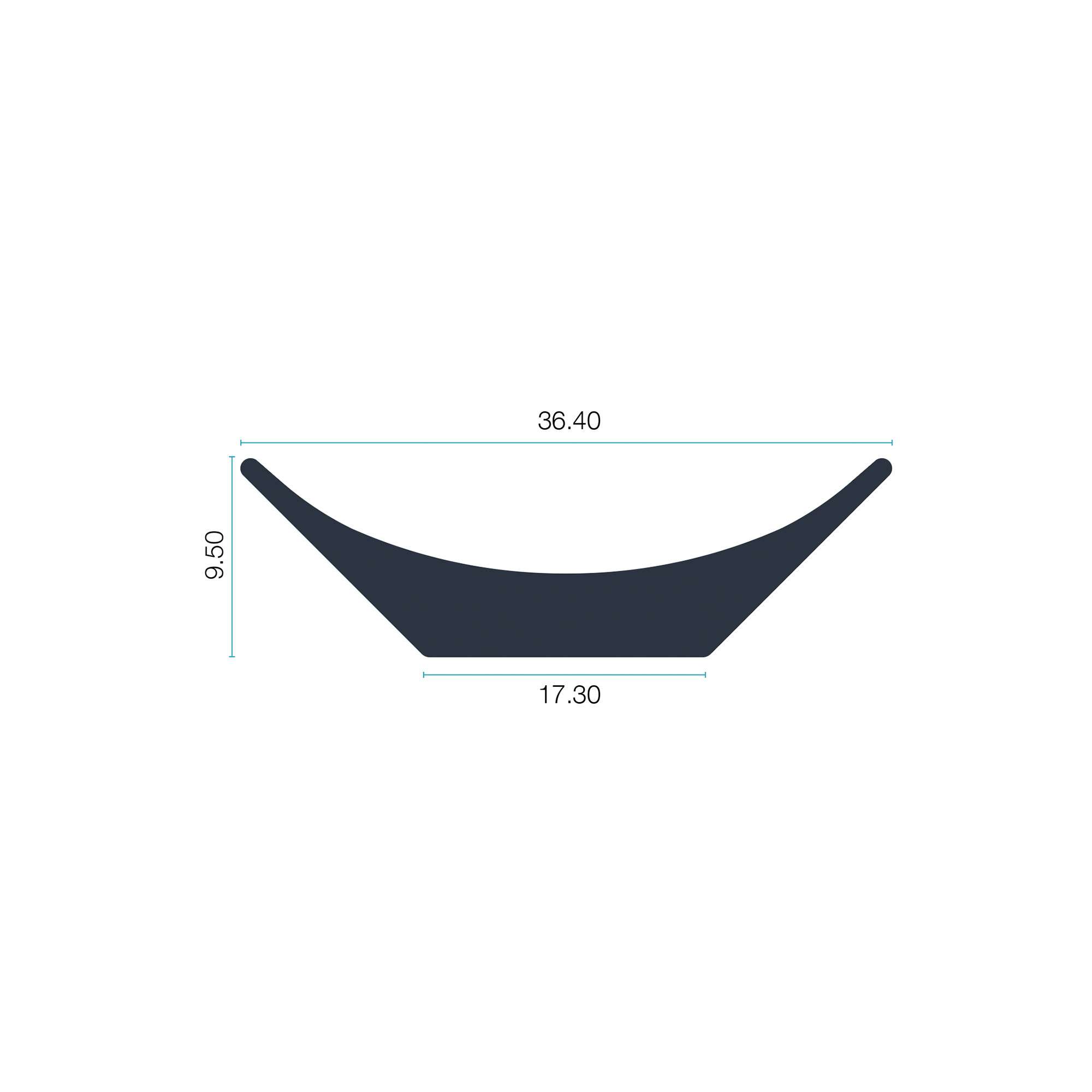 Cove Fillet Black - 9.50mm