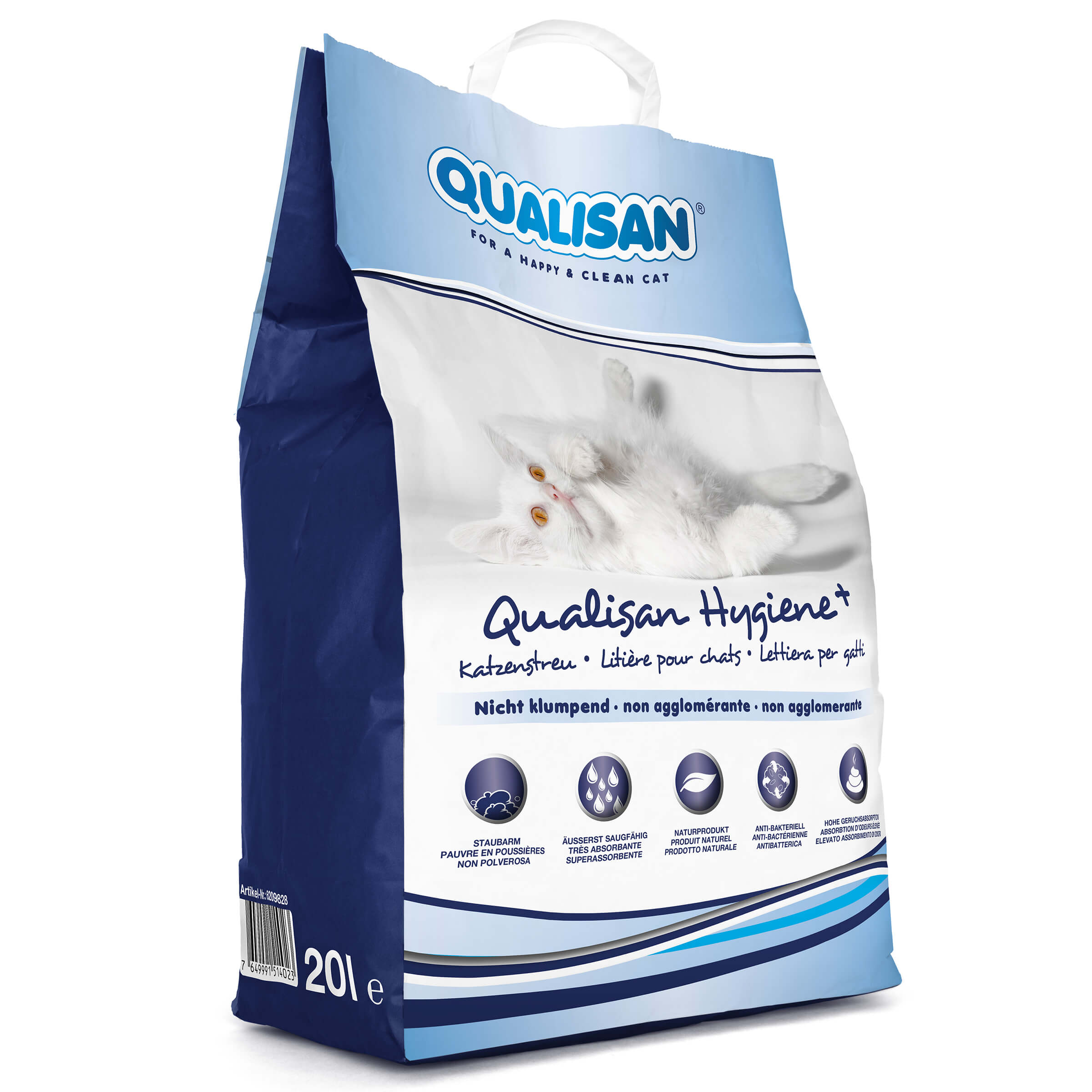 Qualisan Katzenstreu Hygiene+ 20 l