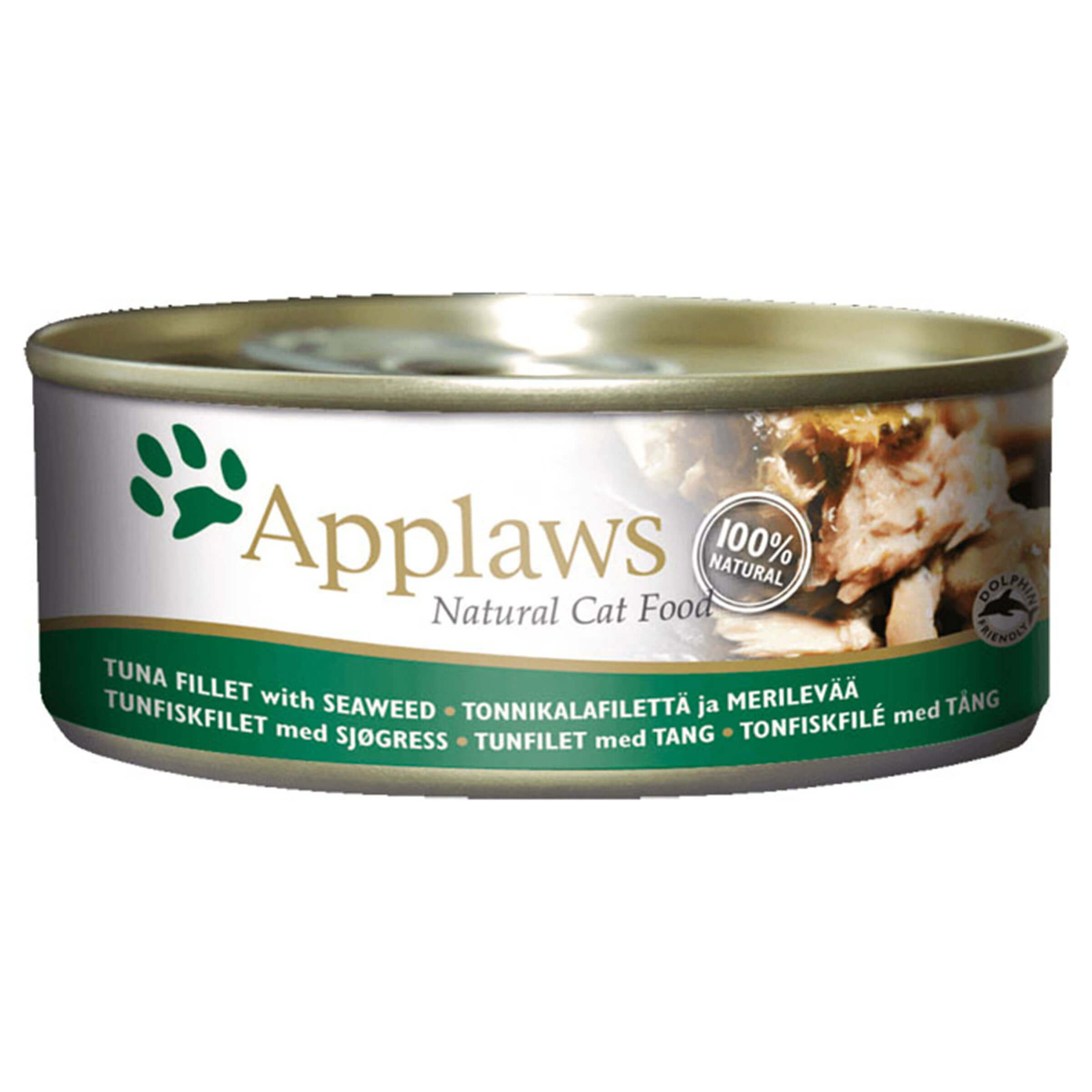 Applaws Tin Tuna Fillet & Seaweed 24 x 156 g