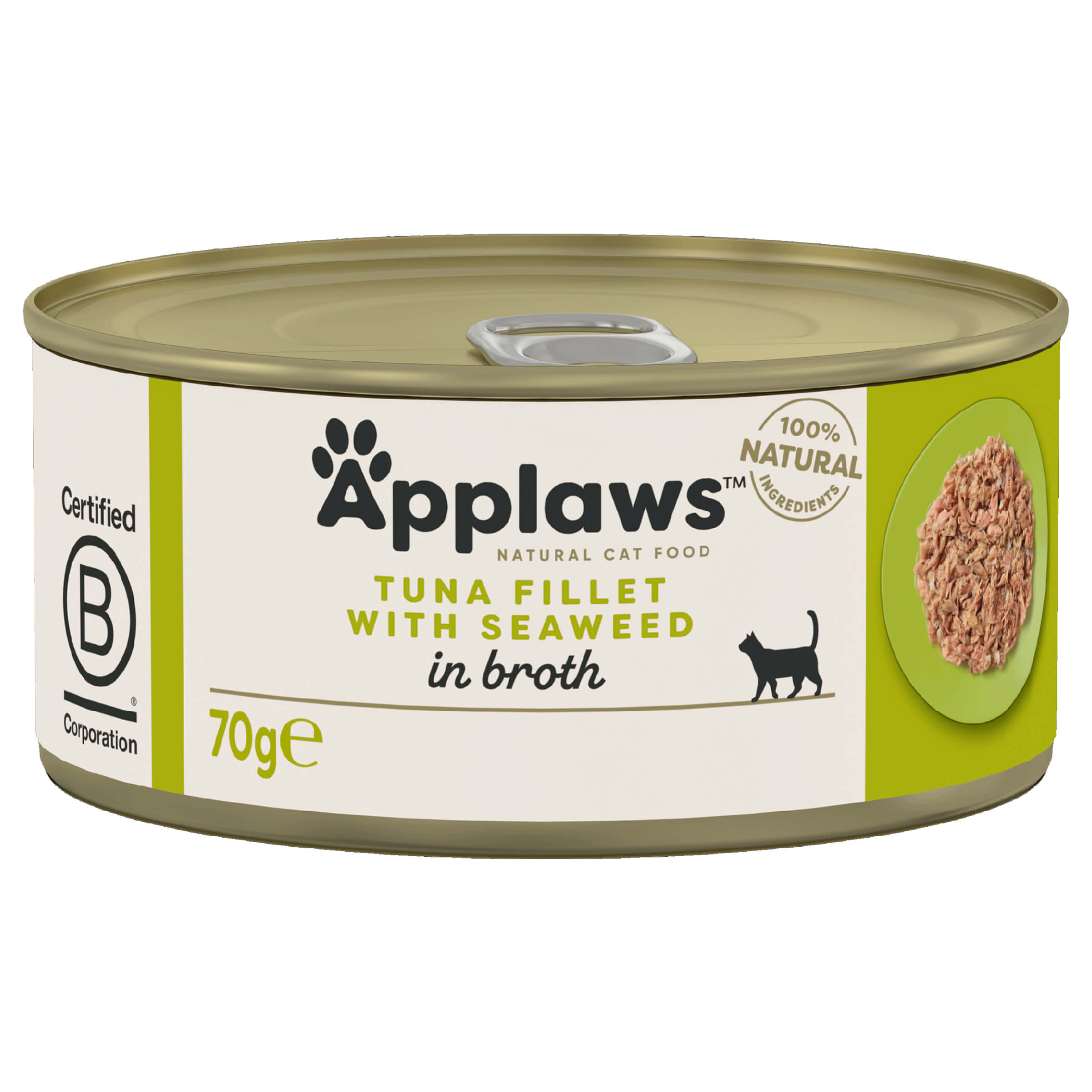 Applaws Tin Tuna Fillet & Seaweed 24 x 70 g
