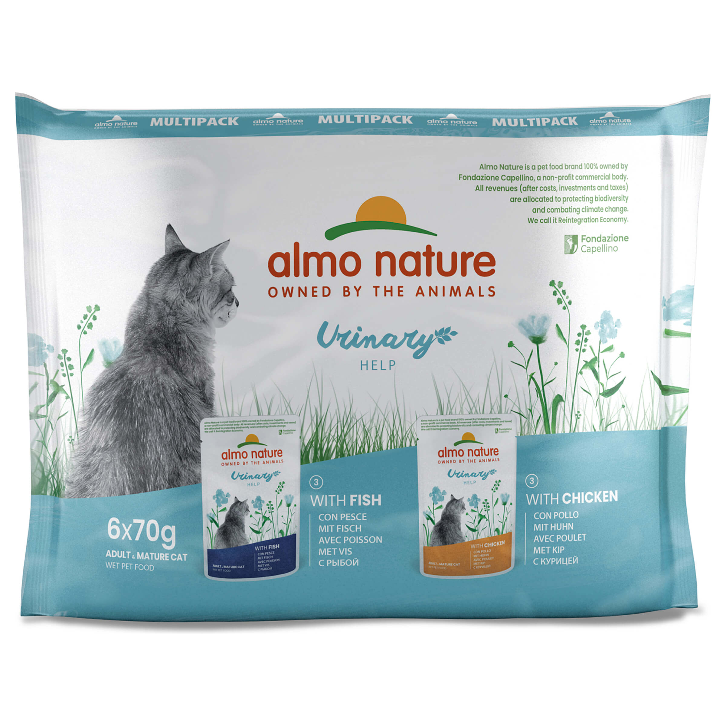 Almo Nature Urinary Help Multipack 6 x 70 g