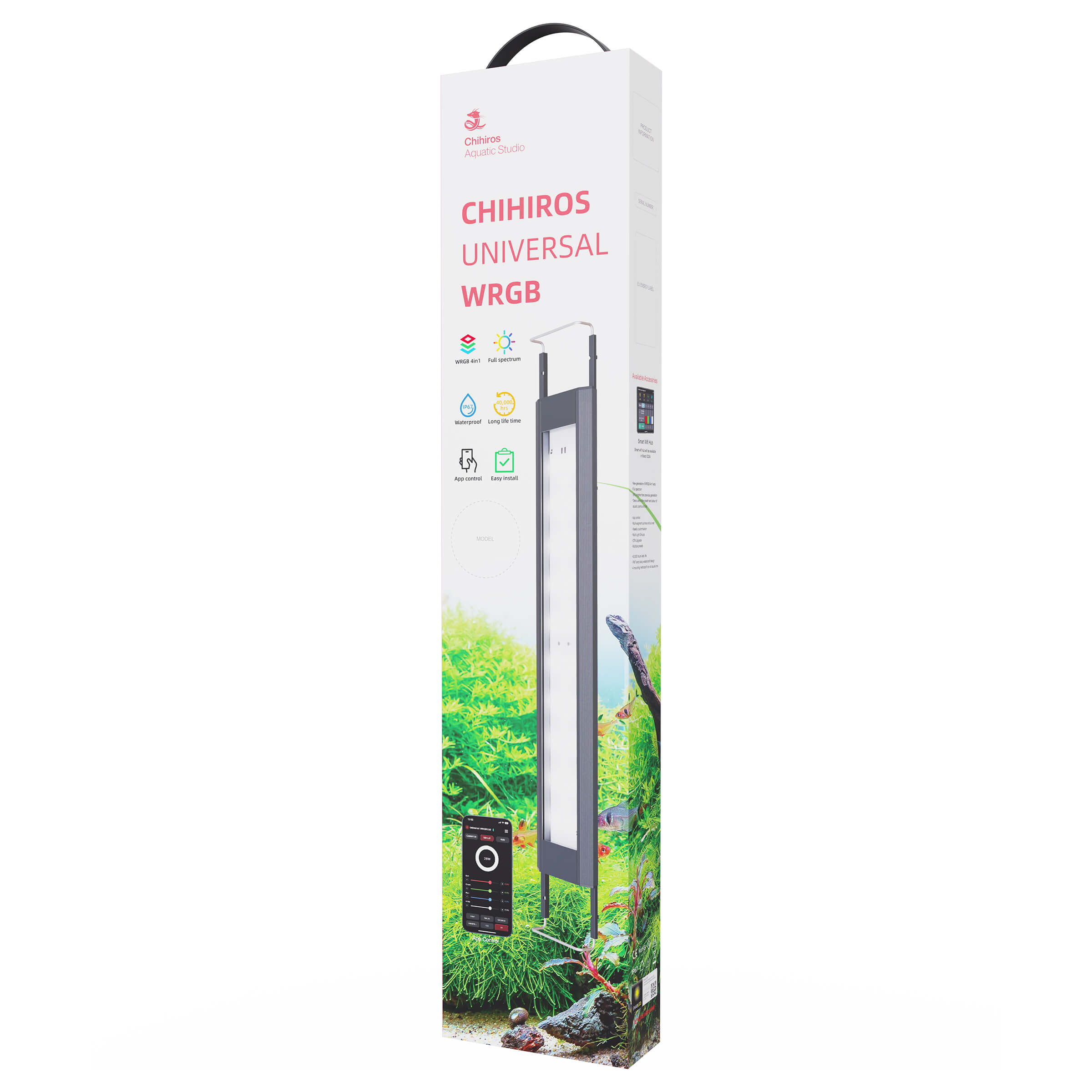 Chihiros Universal WRGB 700 33W inkl. Controller 620 mm