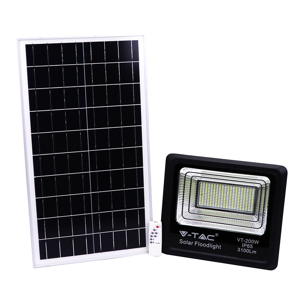 40W Pannello Solare con LED Proiettore 4000K