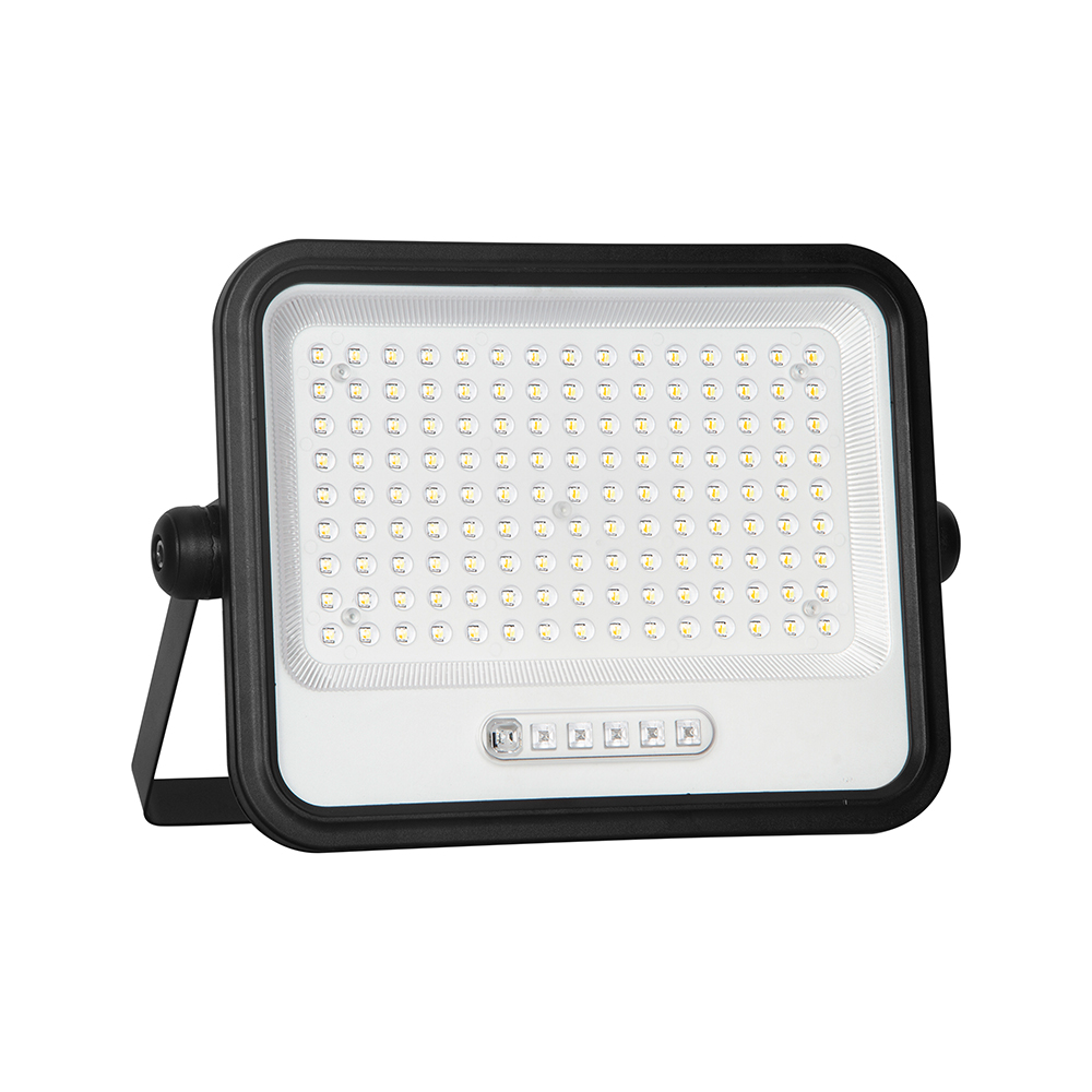 300W LED Solar Floodlight 2000K-8000K Black Body Battery Indicator img 2