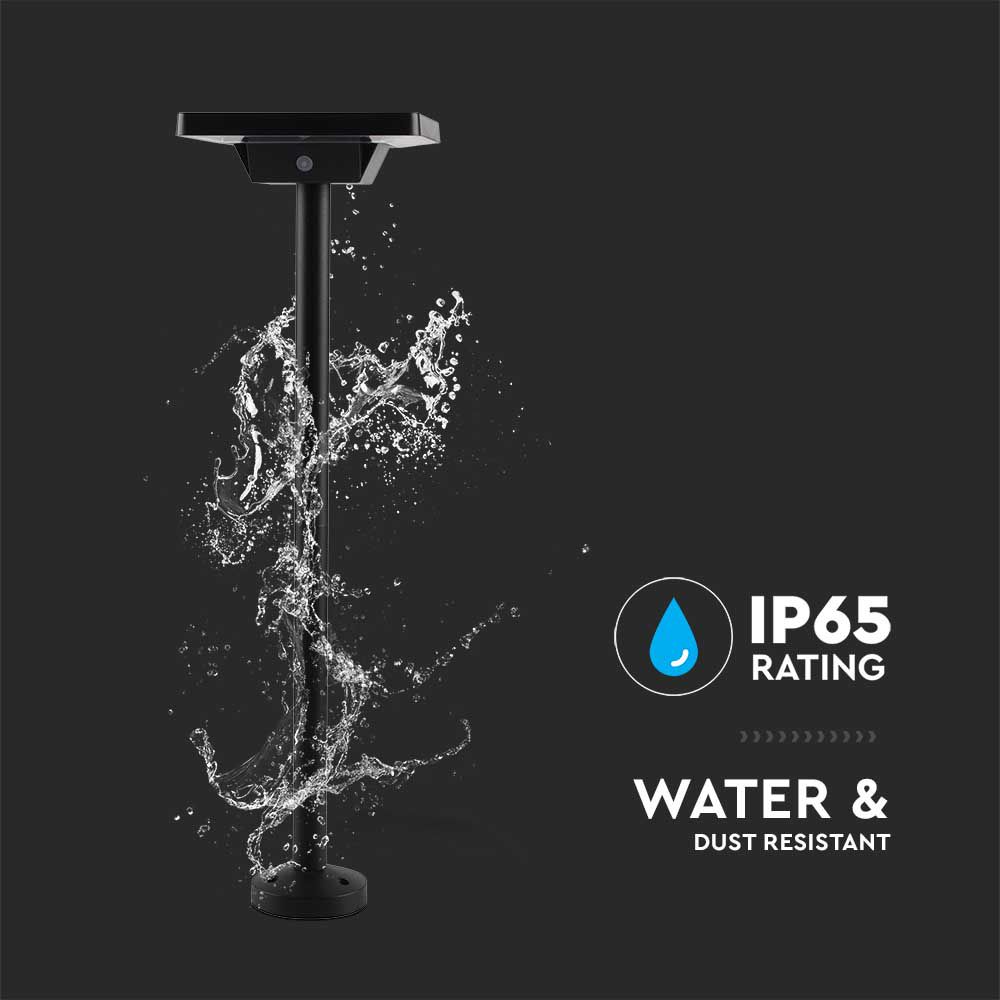 2W LED Solar Spike Aluminum Base 3in1 img 3