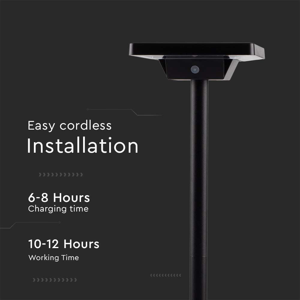 2W LED Solar Spike Aluminum Base 3in1 img 2