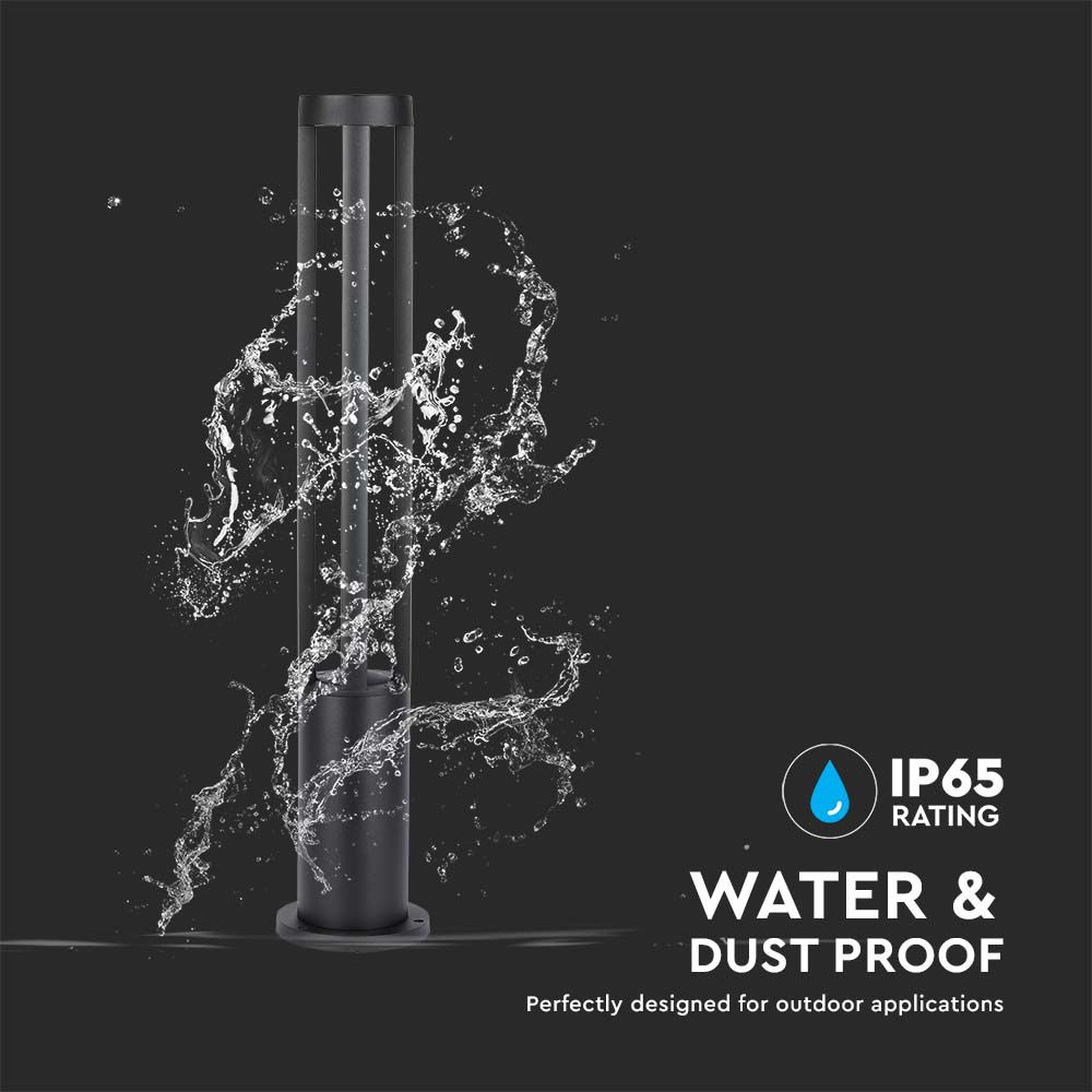 10W LED Wall Light Black Body 80cm Height CREE CHIP 5000K img 1