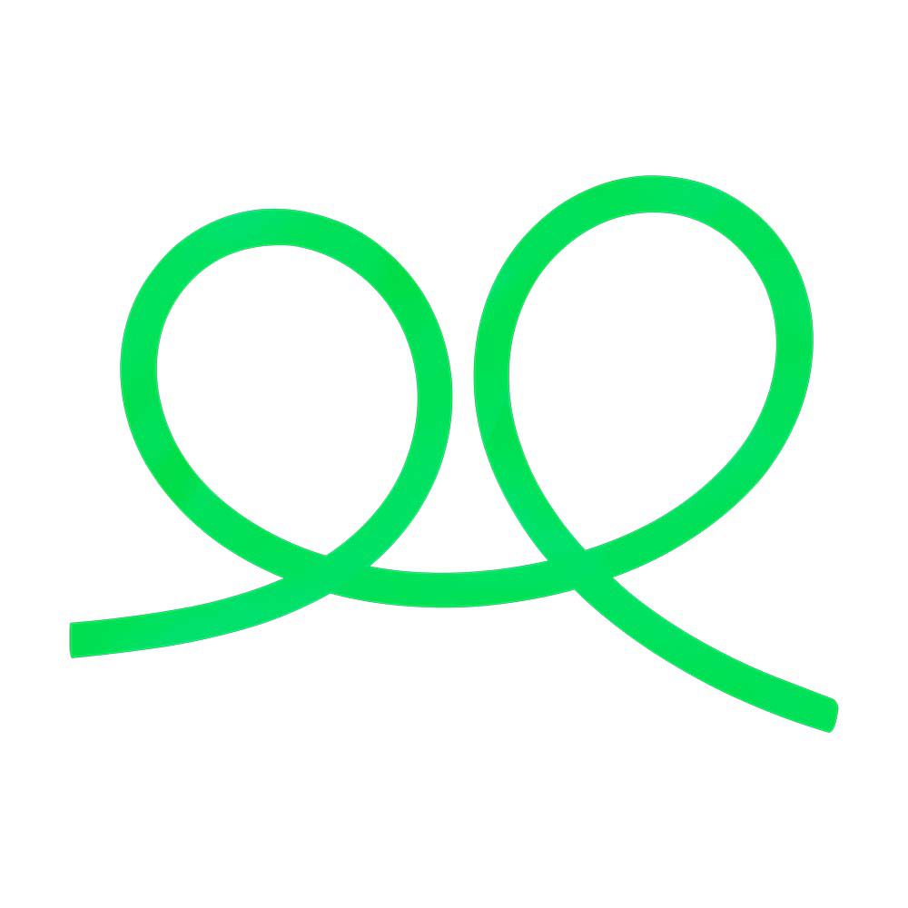 Neon Flex 12W/m Bobina 10m 24V Colore Verde