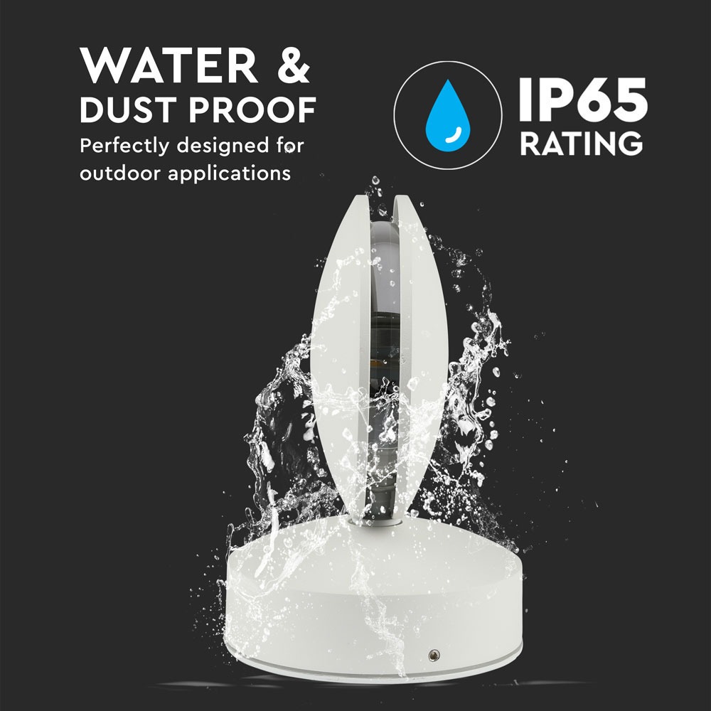 7W corpo bianco per parete Bianco naturale IP65 img 1