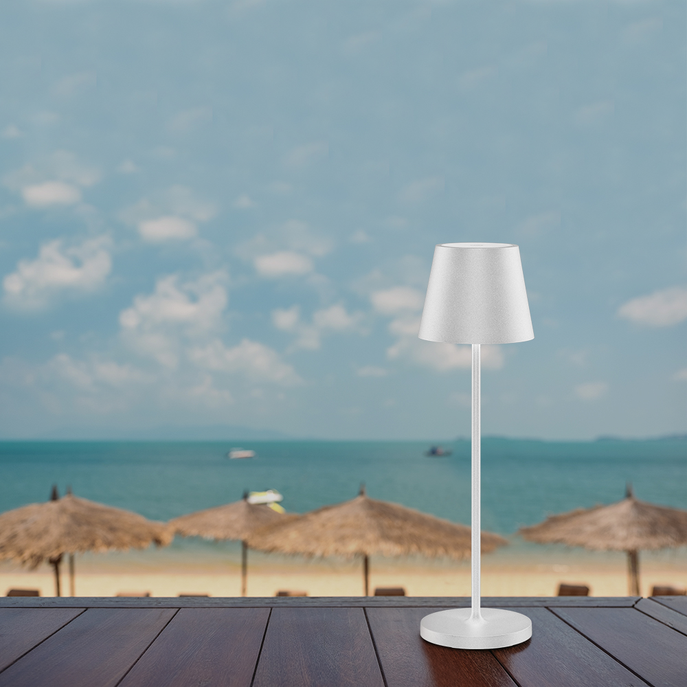 2W  Table Lamp (4400mA Battery) IP54 White Body 3000K img 2