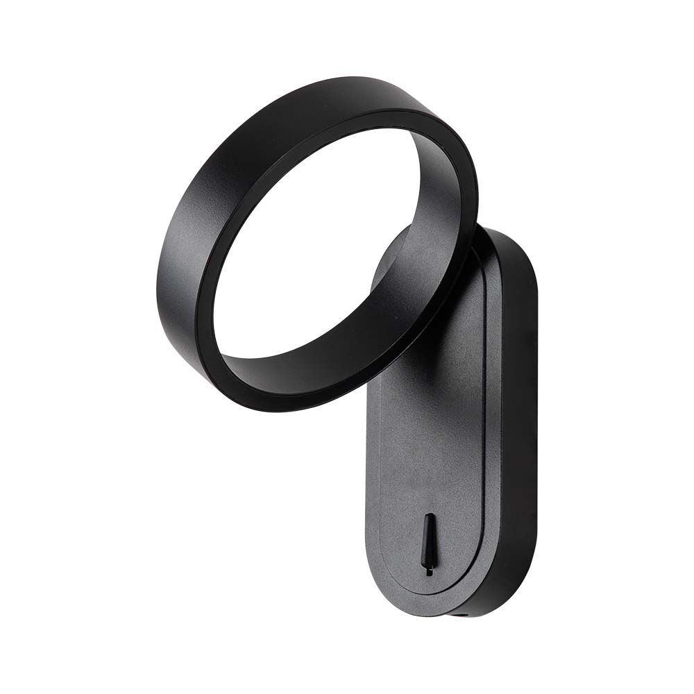 5W LED Wall Light 3000K+4000K Black Body IP65 img 1