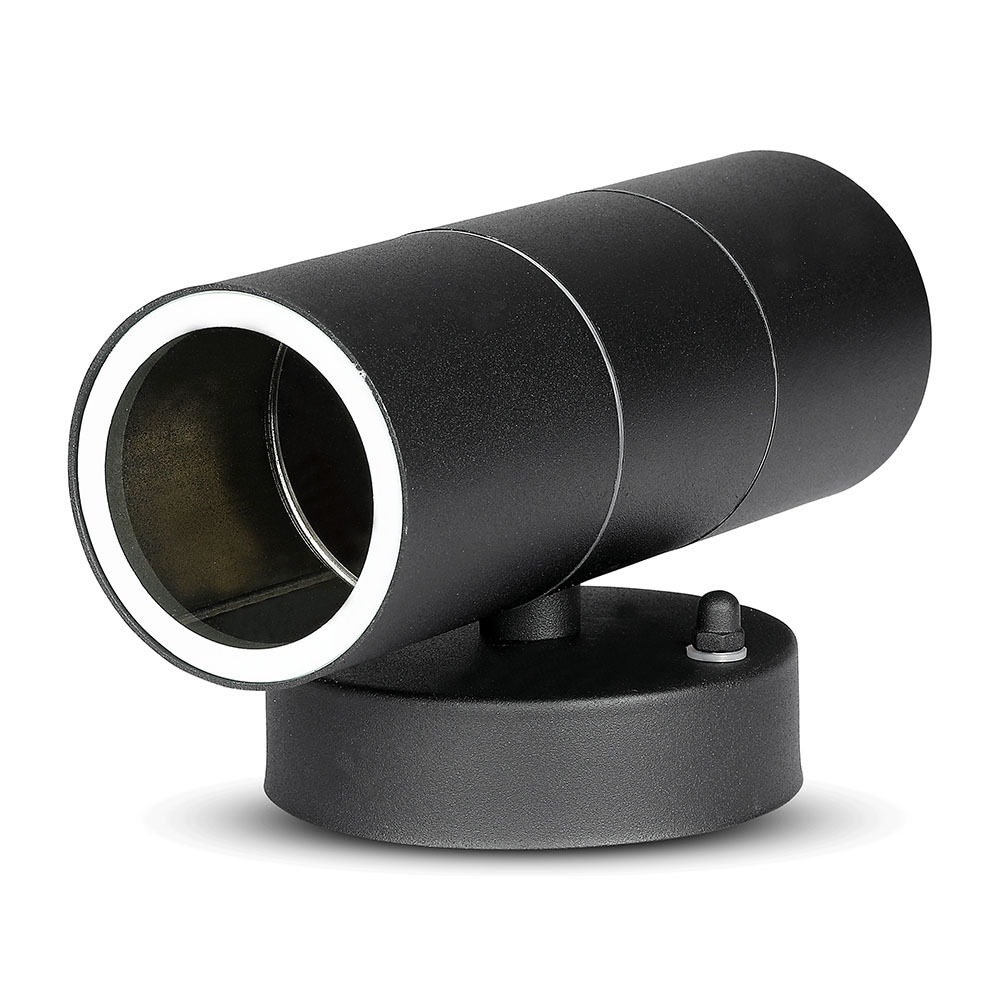 GU10 Wall Fitting Stainless Steel Body Matt Nero IP44 Up Down img 4