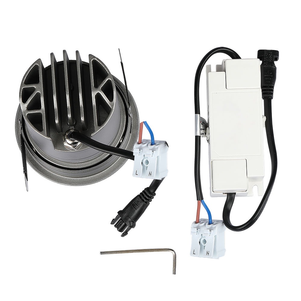 6W LED COB Hotel Faretto da incasso CRI>95 4000K img 6