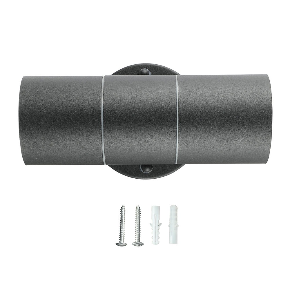 GU10 Wall Fitting Stainless Steel Body Matt Nero IP44 Up Down img 6