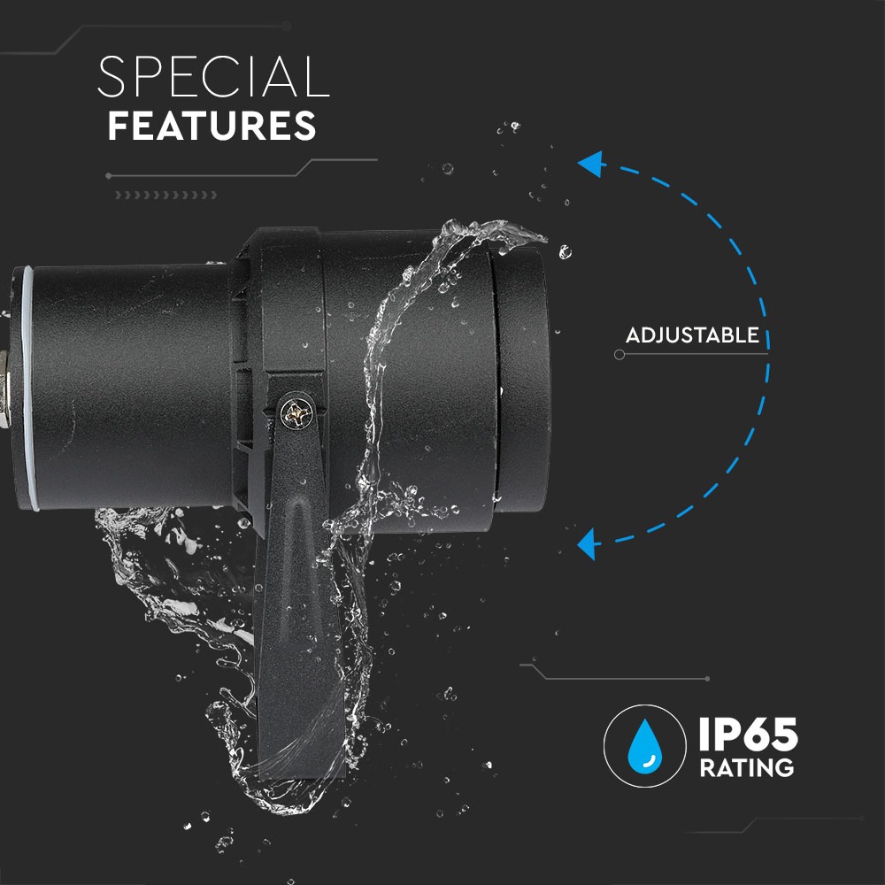 12W LED picchetto per Giardino Corpo Nero Green img 1