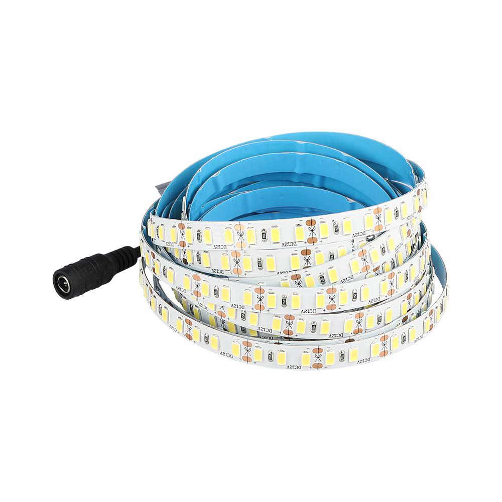 Strip LED SMD5730 20W/m 5m 120 LED/m 2000Lm/m 12V 3000K IP20 CRI >90 img 1