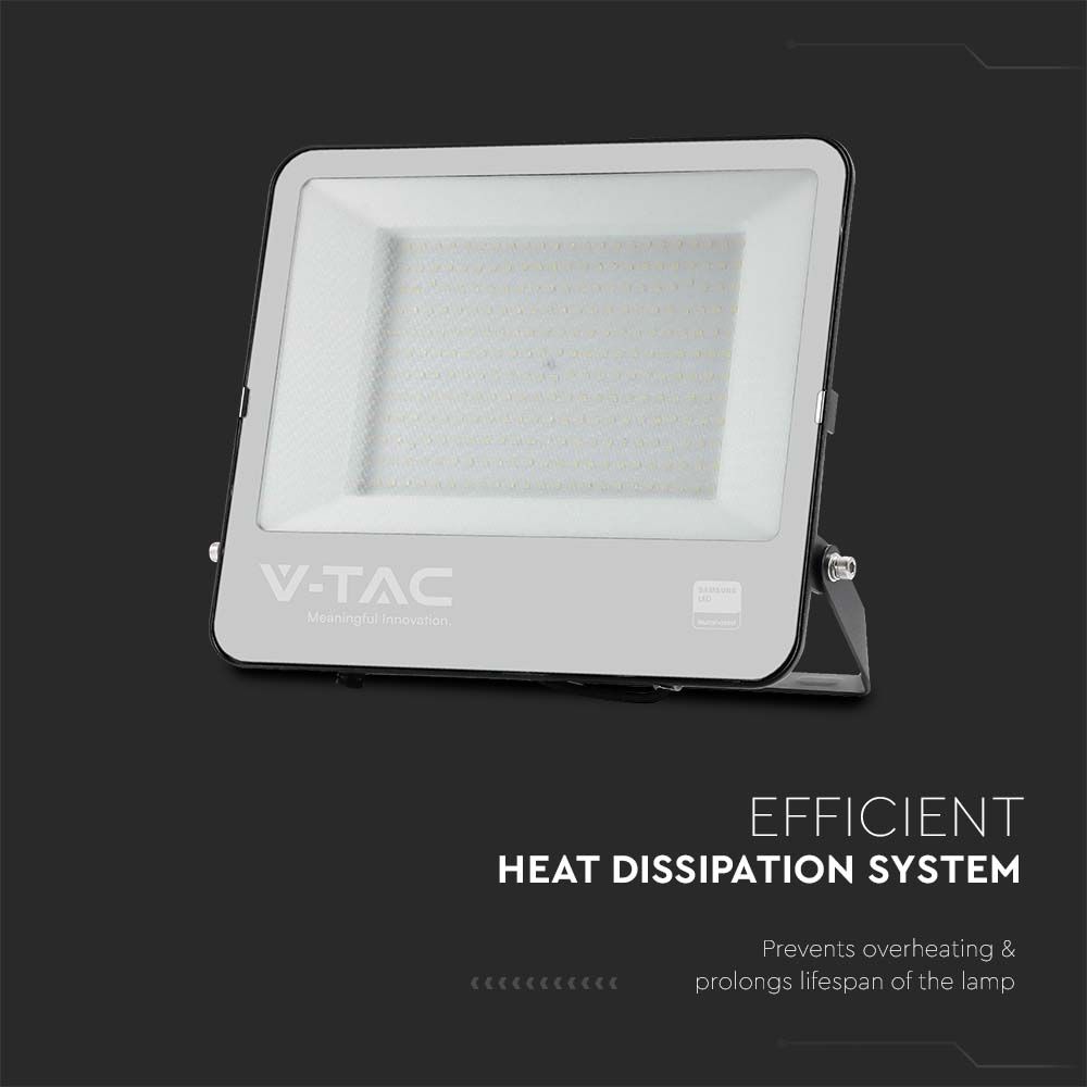 200W LED Faro SAMSUNG CHIP Black 6400K Super Bright 185LM/W img 1