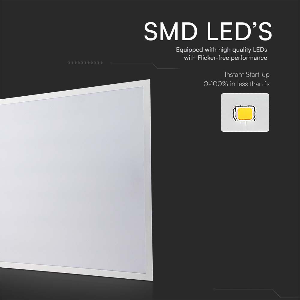 LED Panel 36W 600x600mm Backlit 120Lm/W 6500K 10PCS/SET