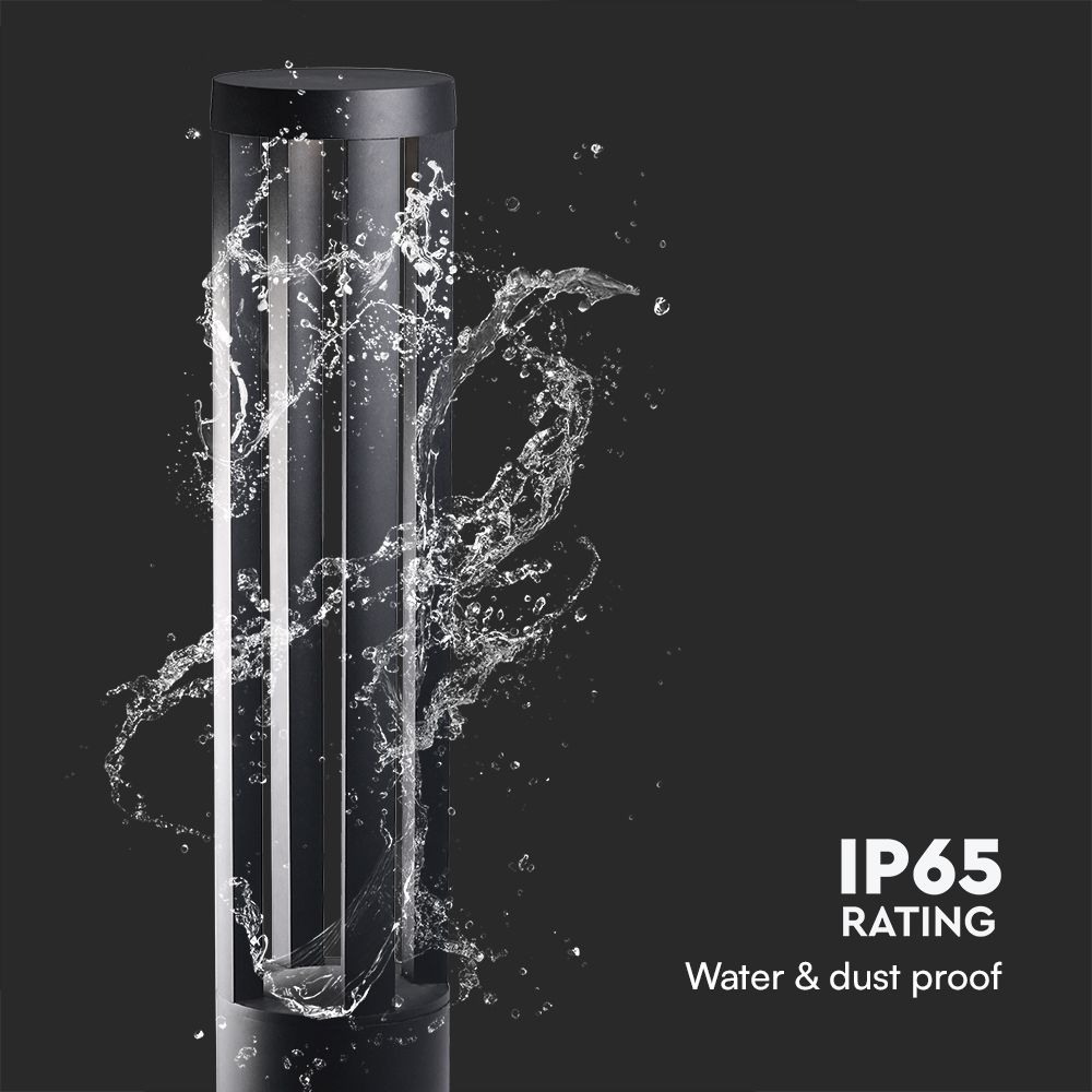 LED Bollard Light Grey Body 80cm Height CREE CHIP img 1