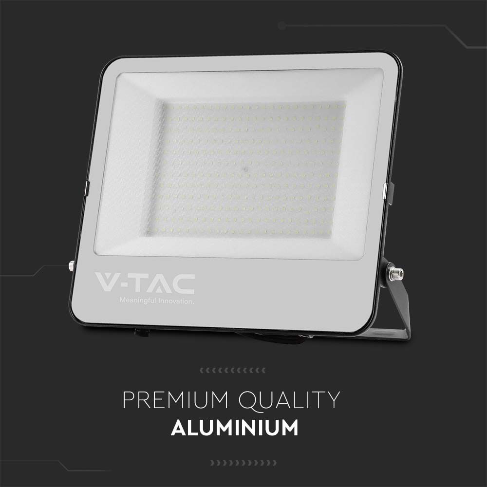 Faro LED Chip Samsung 200W 185LM/W Colore Nero con Vetro Grigio 4000K img 4