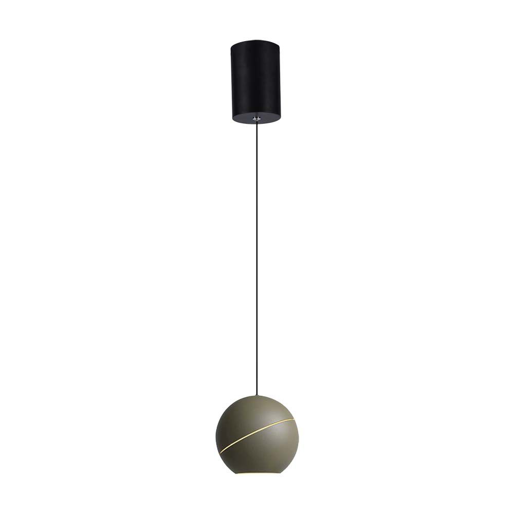 Lampadario LED a Sospensione 8.5W a Forma di Campana Colore Champagne 12x160cm Regolabile Touch On/Off
