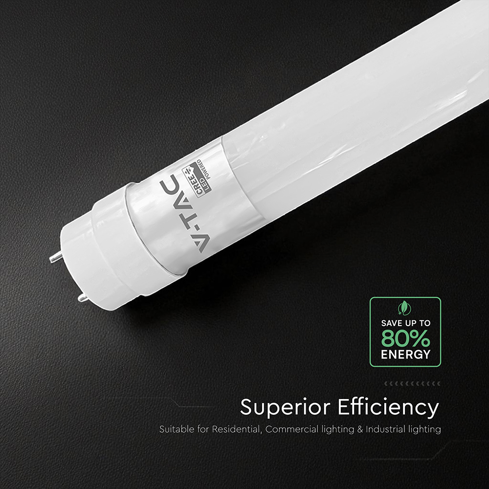 LED Tube CREE CHIP - 120cm 12W G13 Nano Plastic 6500K High Lumen img 2